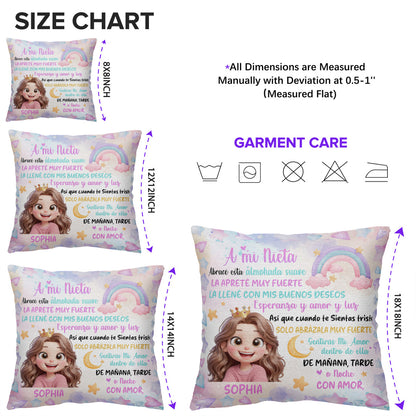 Soft Hug Pillow With Rainbow, Stars, And Crown For Emotional Comfort