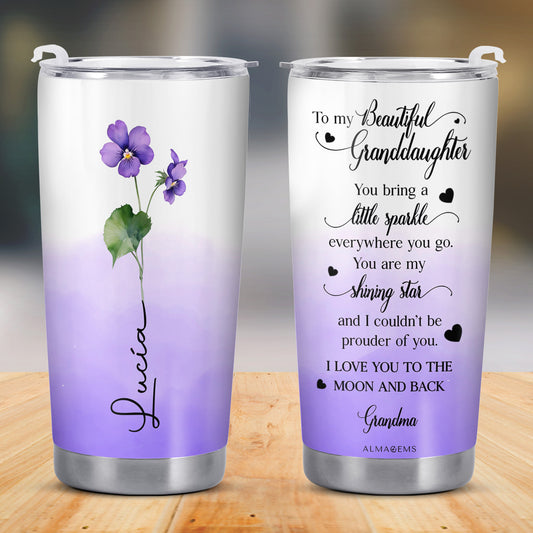 Shining Star Granddaughter Love Stainless Steel Tumbler