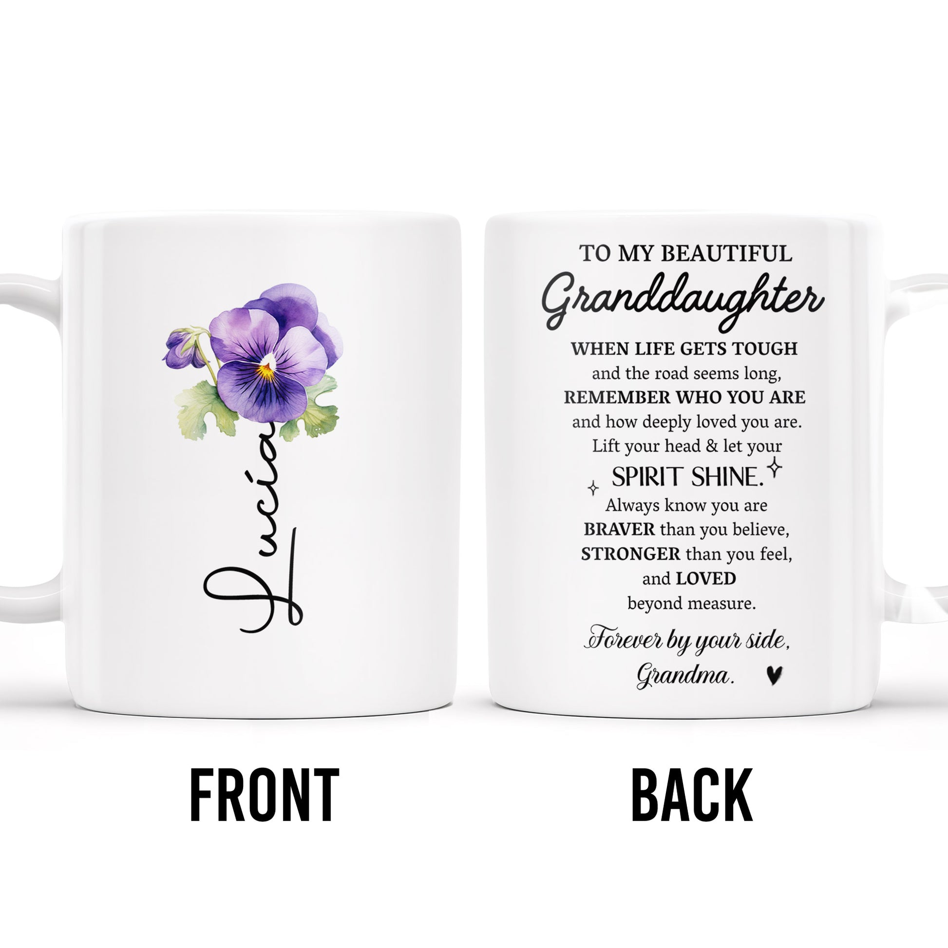 Forever By Your Side, When Life Gets Tough Mug