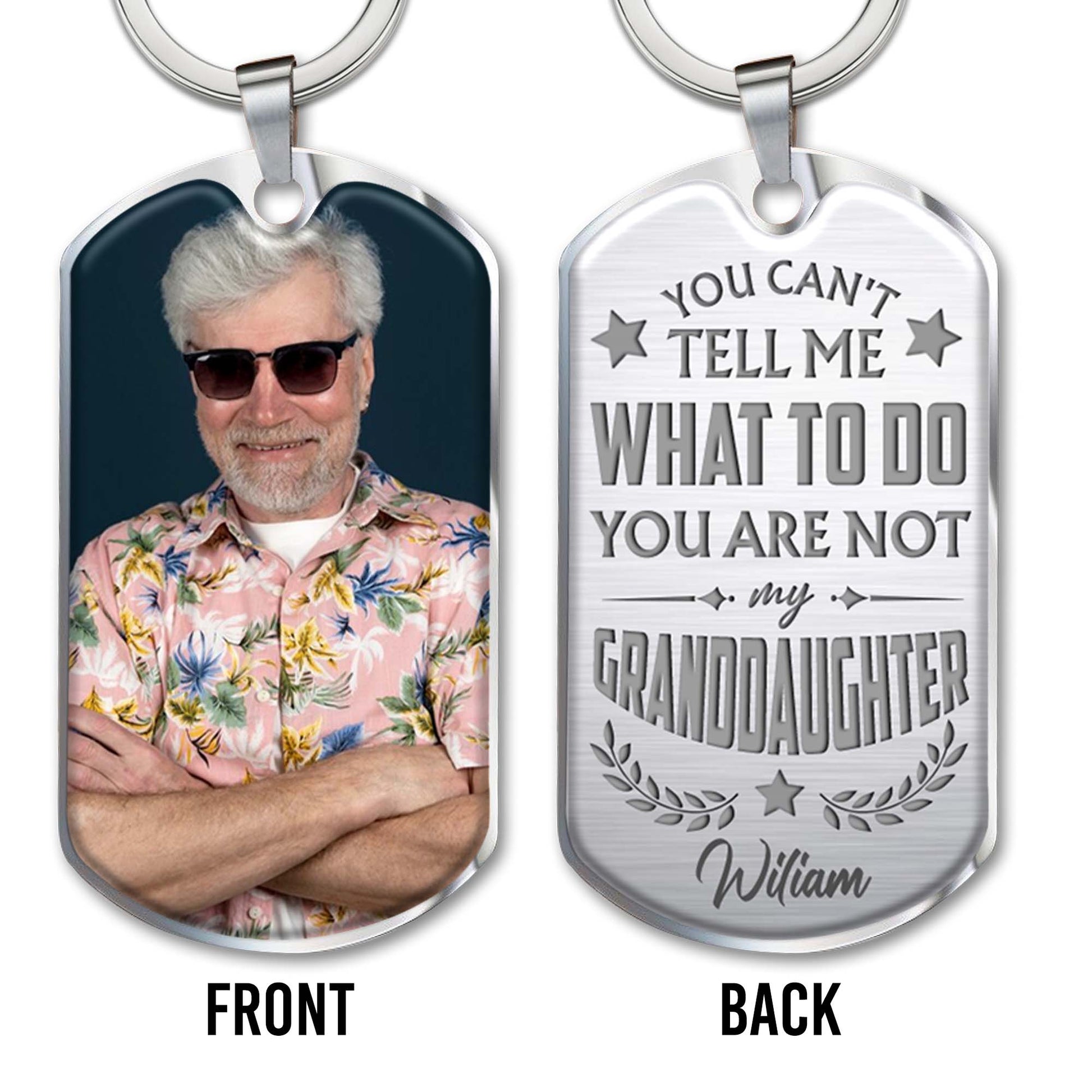 You Can't Tell Me What To Do Granddaughter Wreath Design