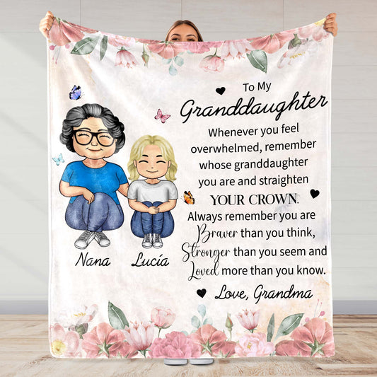 Braver Stronger Loved More Inspirational Quote For Granddaughter