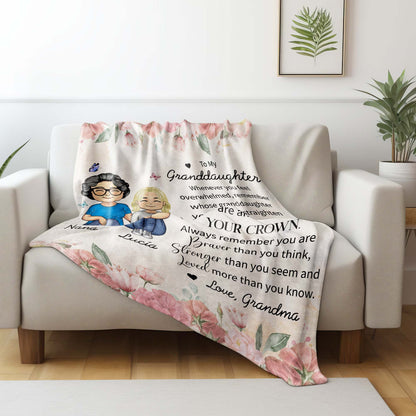 Braver Stronger Loved More Inspirational Quote For Granddaughter