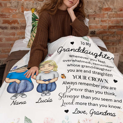 Braver Stronger Loved More Inspirational Quote For Granddaughter