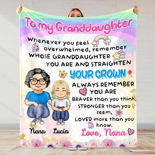 Straighten Your Crown Granddaughter Love Nana