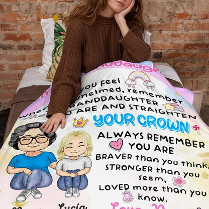 Straighten Your Crown Granddaughter Love Nana