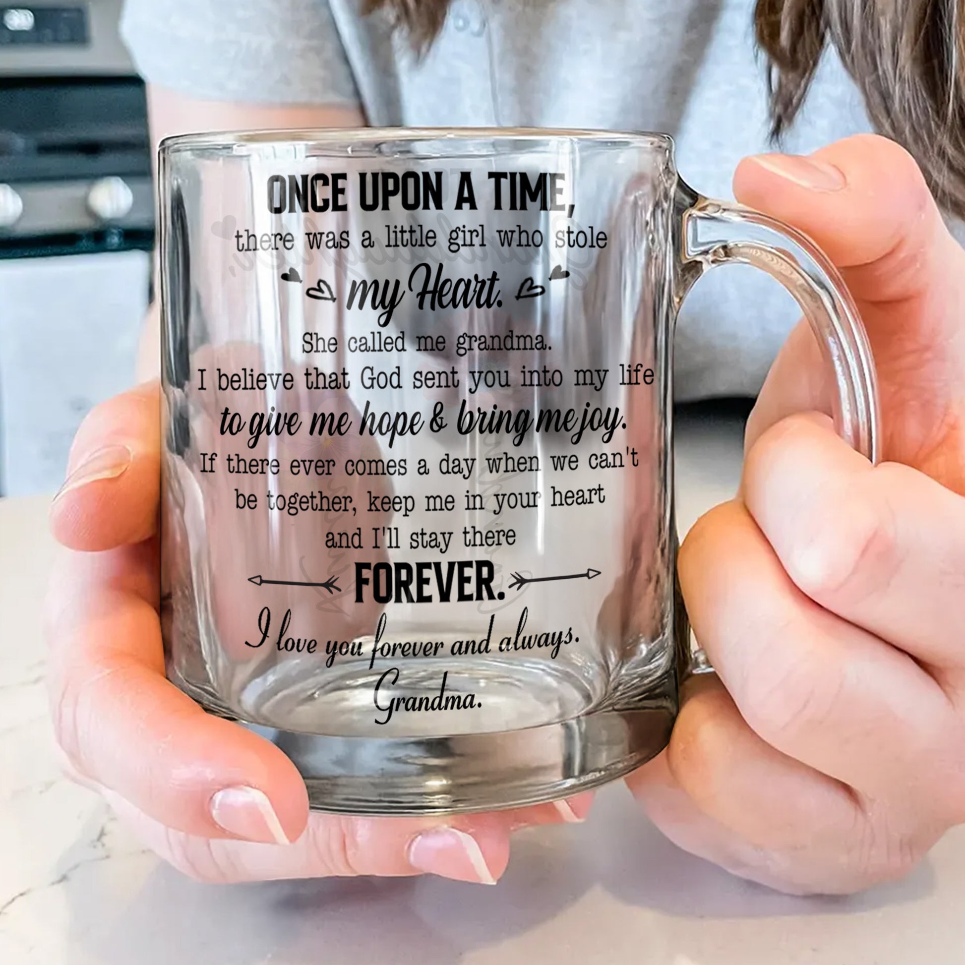 Granddaughter Mug With Heartfelt Message And Floral Design
