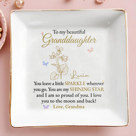 Beautiful Granddaughter Love To The Moon And Back