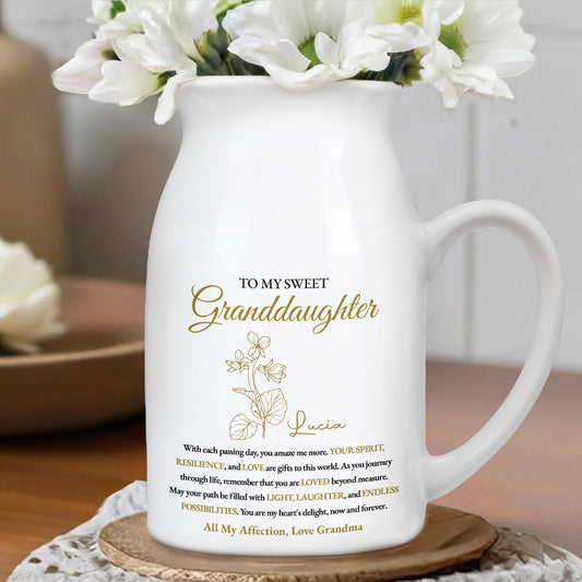 To My Sweet Granddaughter Love And Light Floral Design