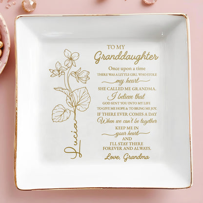 To My Granddaughter, Love And Flowers