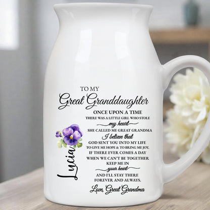 To My Great Granddaughter, Once Upon A Time, Violet Flower