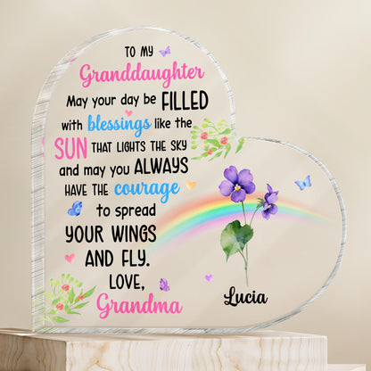 Granddaughter Blessings Filled With Sunshine And Courage