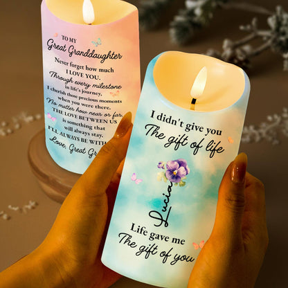 I didn't give you The gift of life, Life gave me The gift of you, Flowers and Butterflies