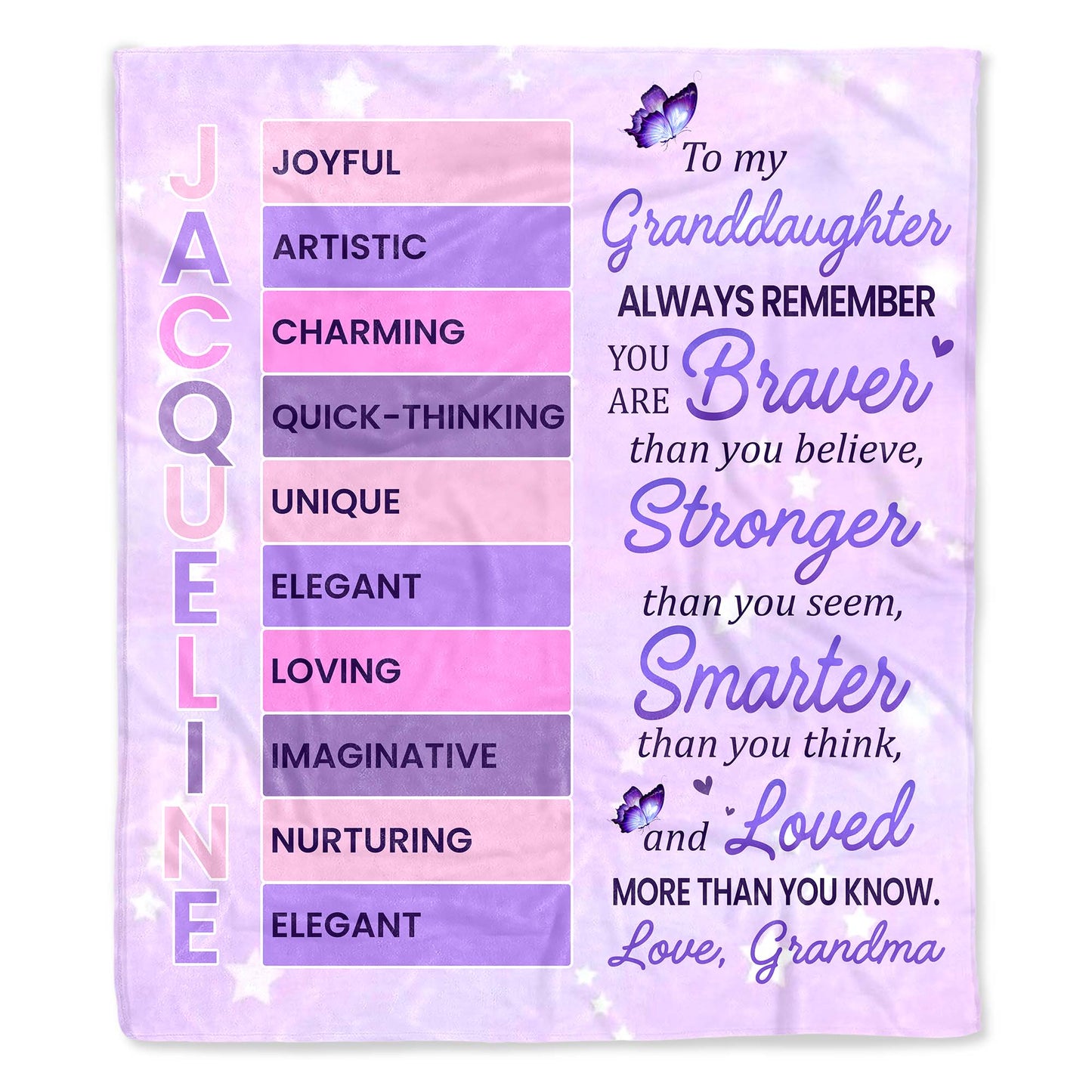 Braver, Stronger, Smarter Granddaughter Inspiring Message From Grandma