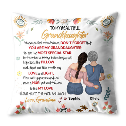 To My Beautiful Granddaughter, Flowers and Stars