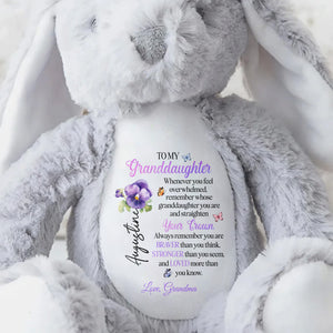 To My Granddaughter, Whenever You Feel Overwhelmed, Crown And Flowers