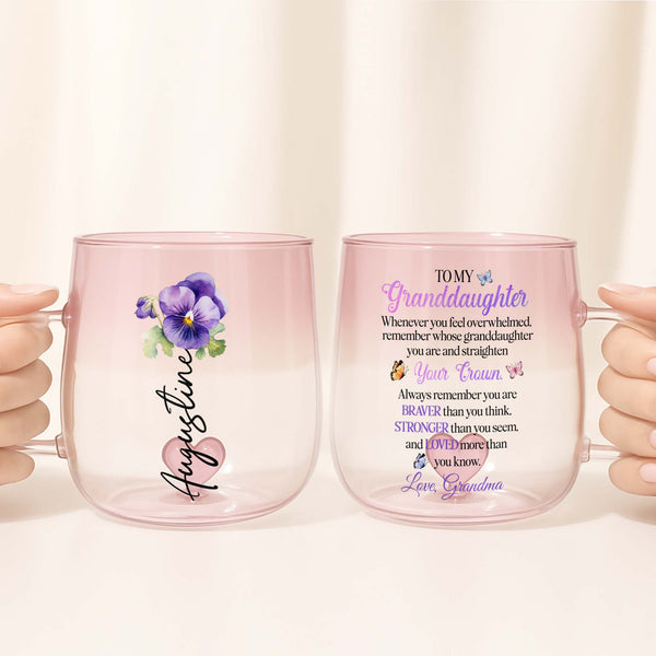 Straighten Your Crown Granddaughter Mug