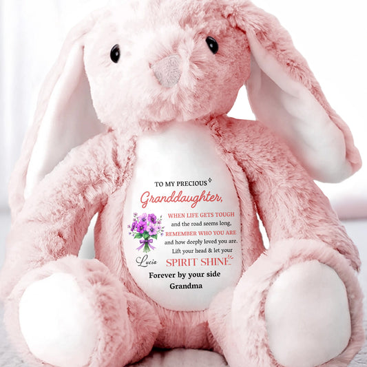 To My Precious Granddaughter, Remember Who You Are, Bunny and Flowers