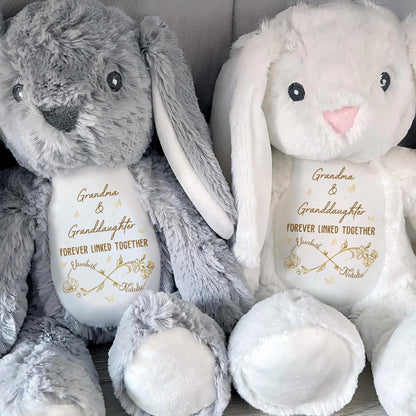 Grandma & Granddaughter Forever Linked Together, Bunny