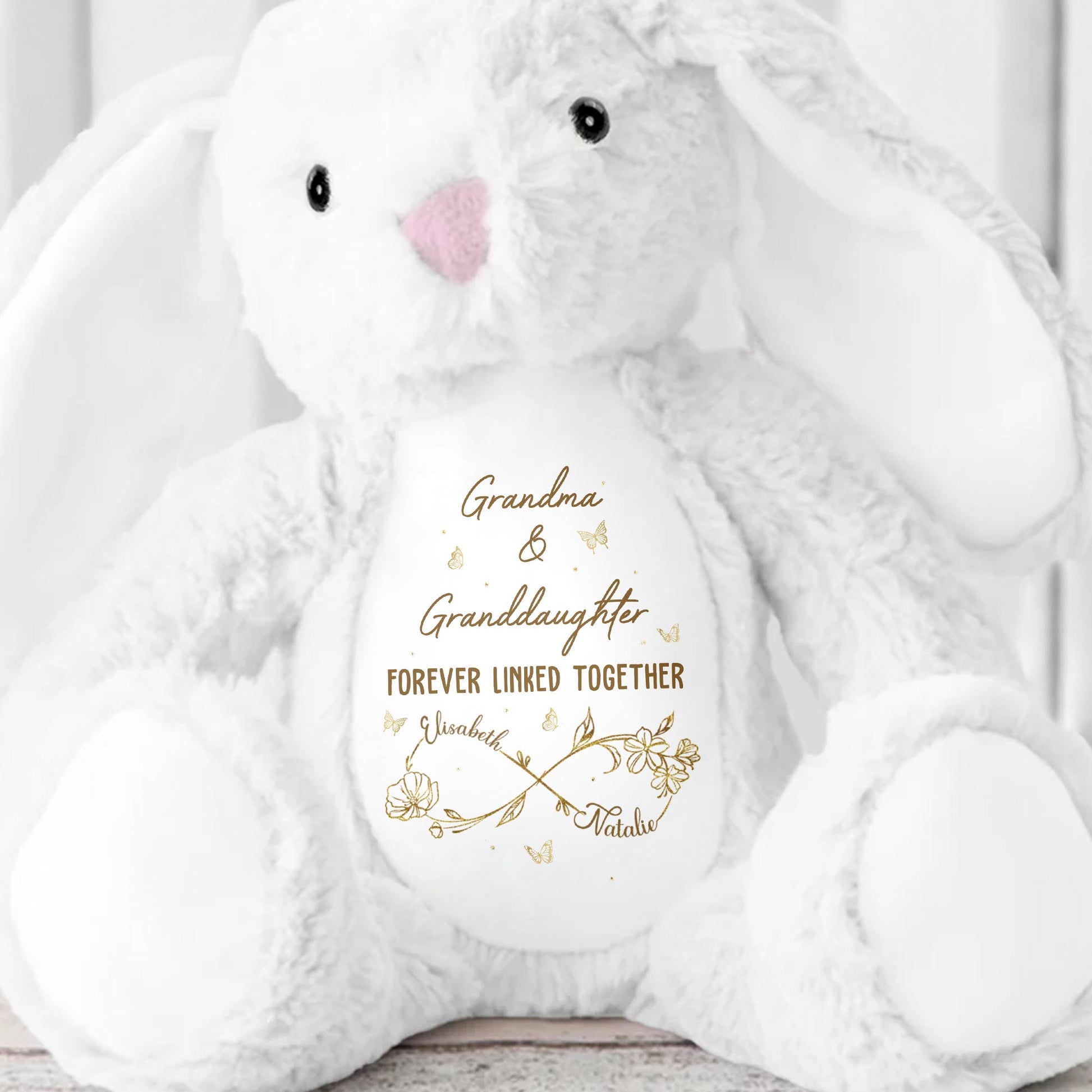 Grandma & Granddaughter Forever Linked Together, Bunny
