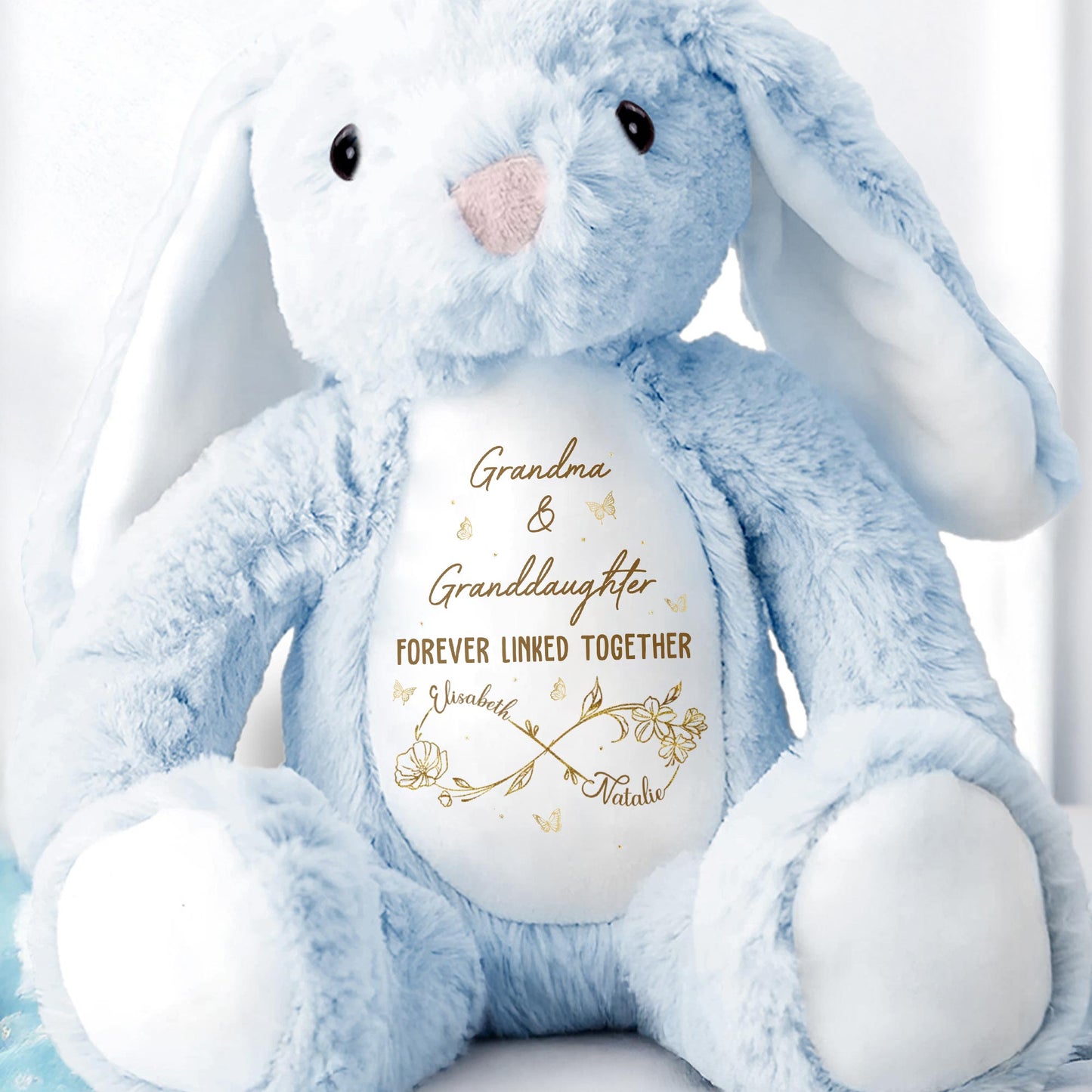 Grandma & Granddaughter Forever Linked Together, Bunny