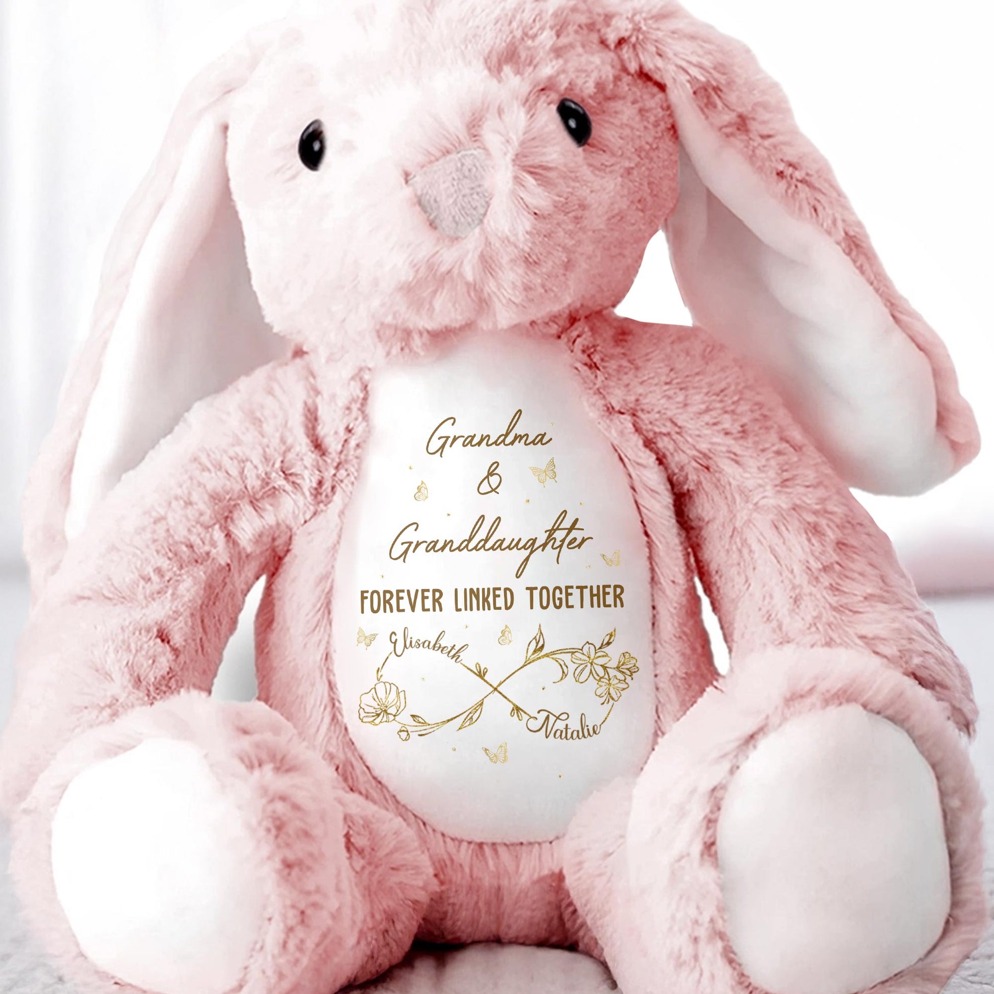 Grandma & Granddaughter Forever Linked Together, Bunny
