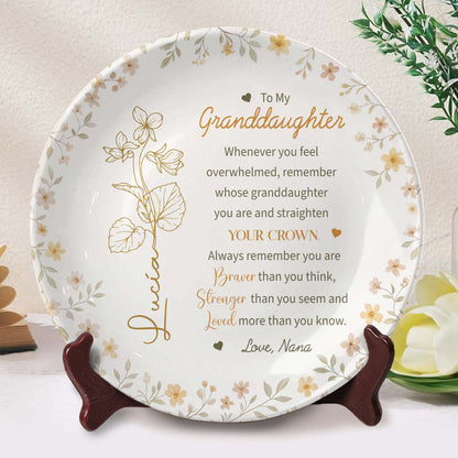 To My Granddaughter, Whenever You Feel Overwhelmed, Flowers