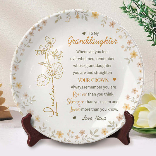 To My Granddaughter, Whenever You Feel Overwhelmed, Flowers
