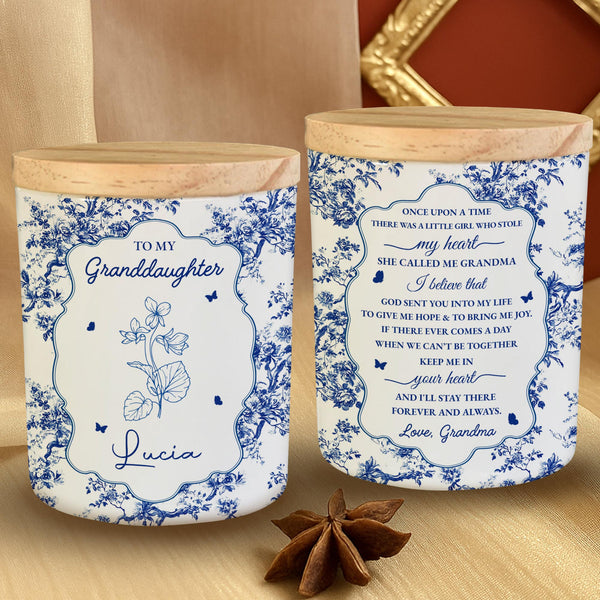 To My Granddaughter, Who Stole My Heart, Flowers And Butterflies