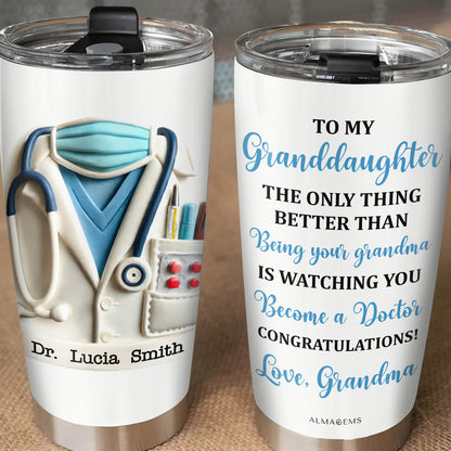 To My Granddaughter, The Only Thing Better Than, Doctor's Coat and Stethoscope