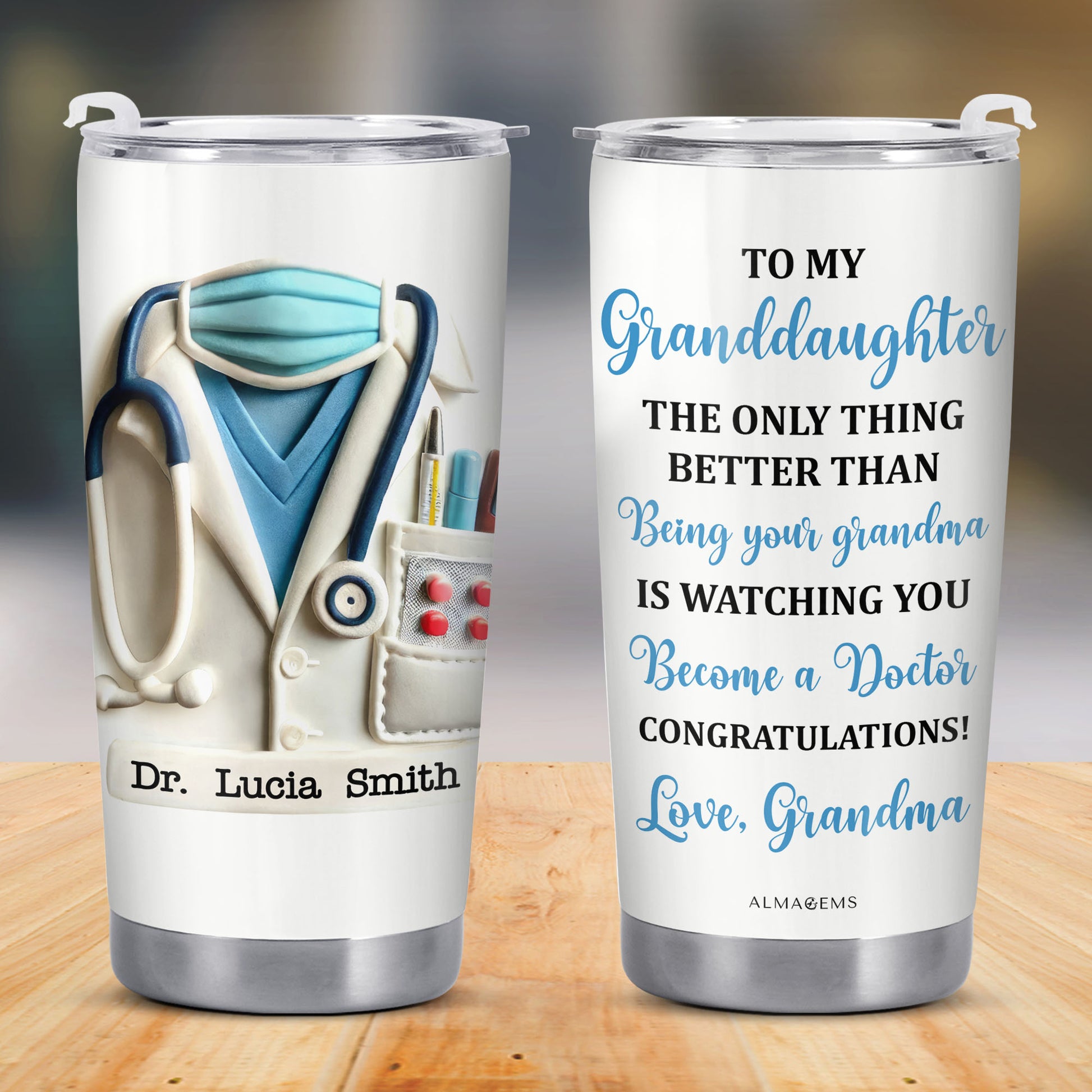 To My Granddaughter, The Only Thing Better Than, Doctor's Coat and Stethoscope