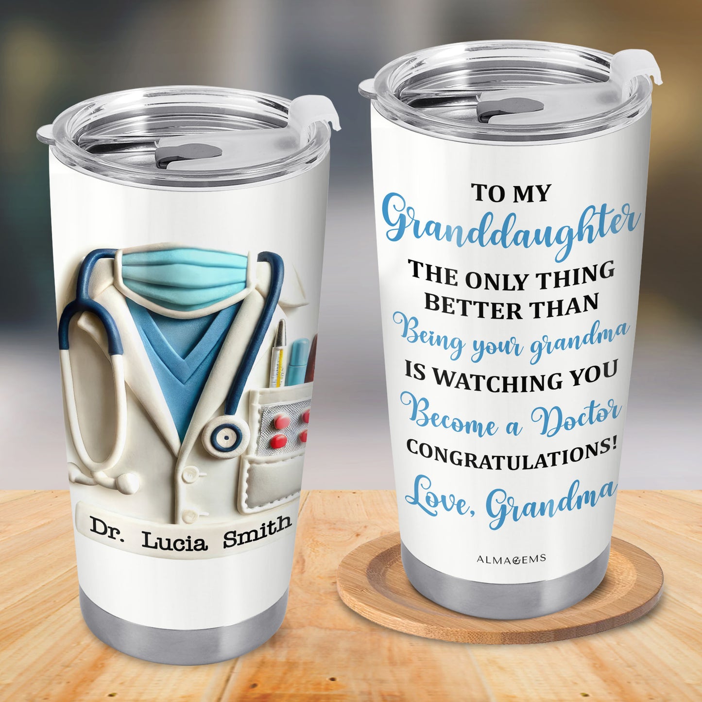 To My Granddaughter, The Only Thing Better Than, Doctor's Coat and Stethoscope