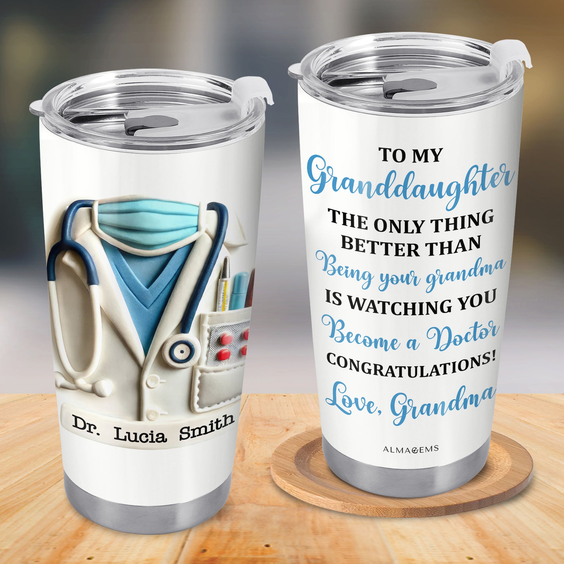 To My Granddaughter, The Only Thing Better Than, Doctor's Coat and Stethoscope
