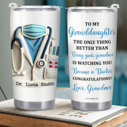 To My Granddaughter, The Only Thing Better Than, Doctor's Coat and Stethoscope