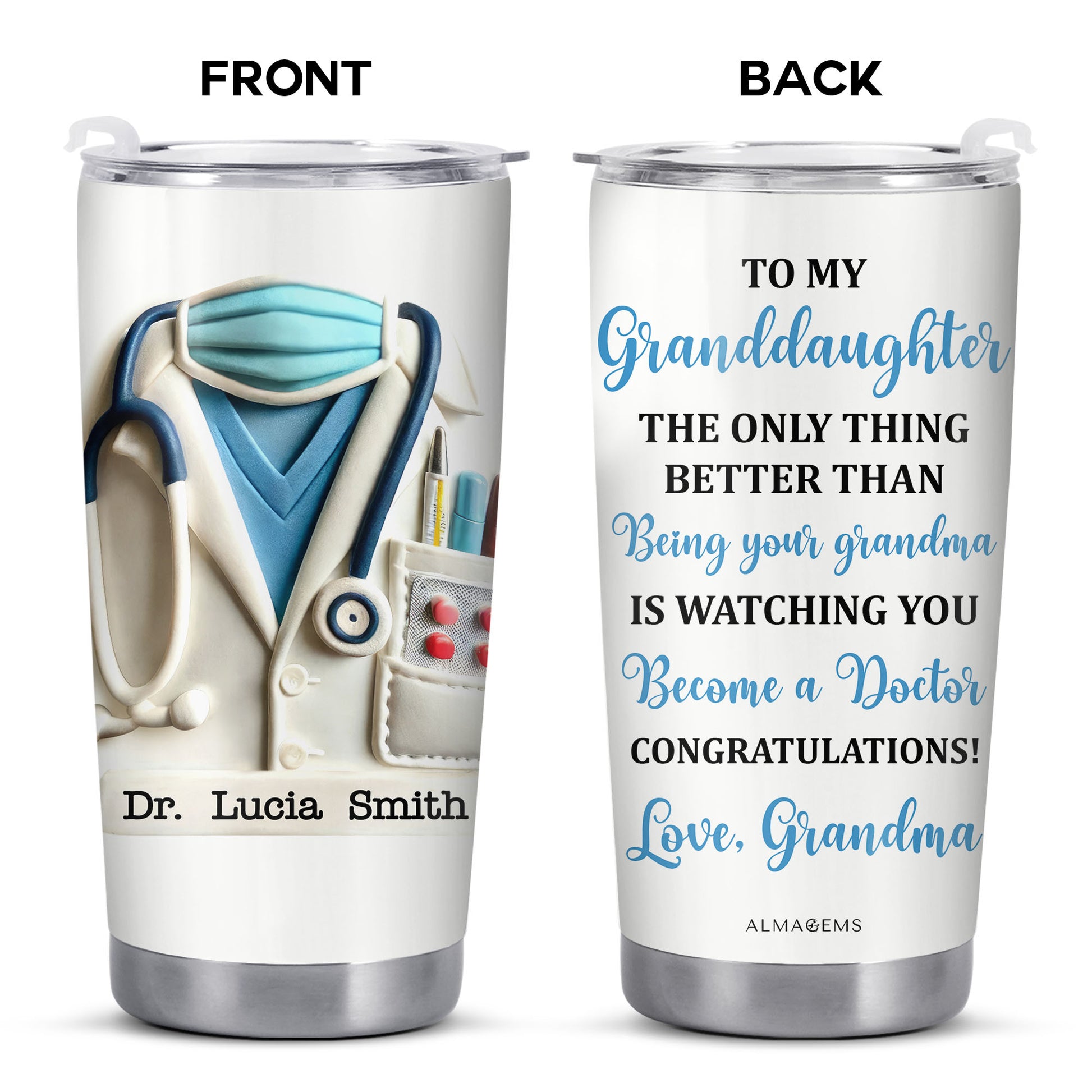 To My Granddaughter, The Only Thing Better Than, Doctor's Coat and Stethoscope