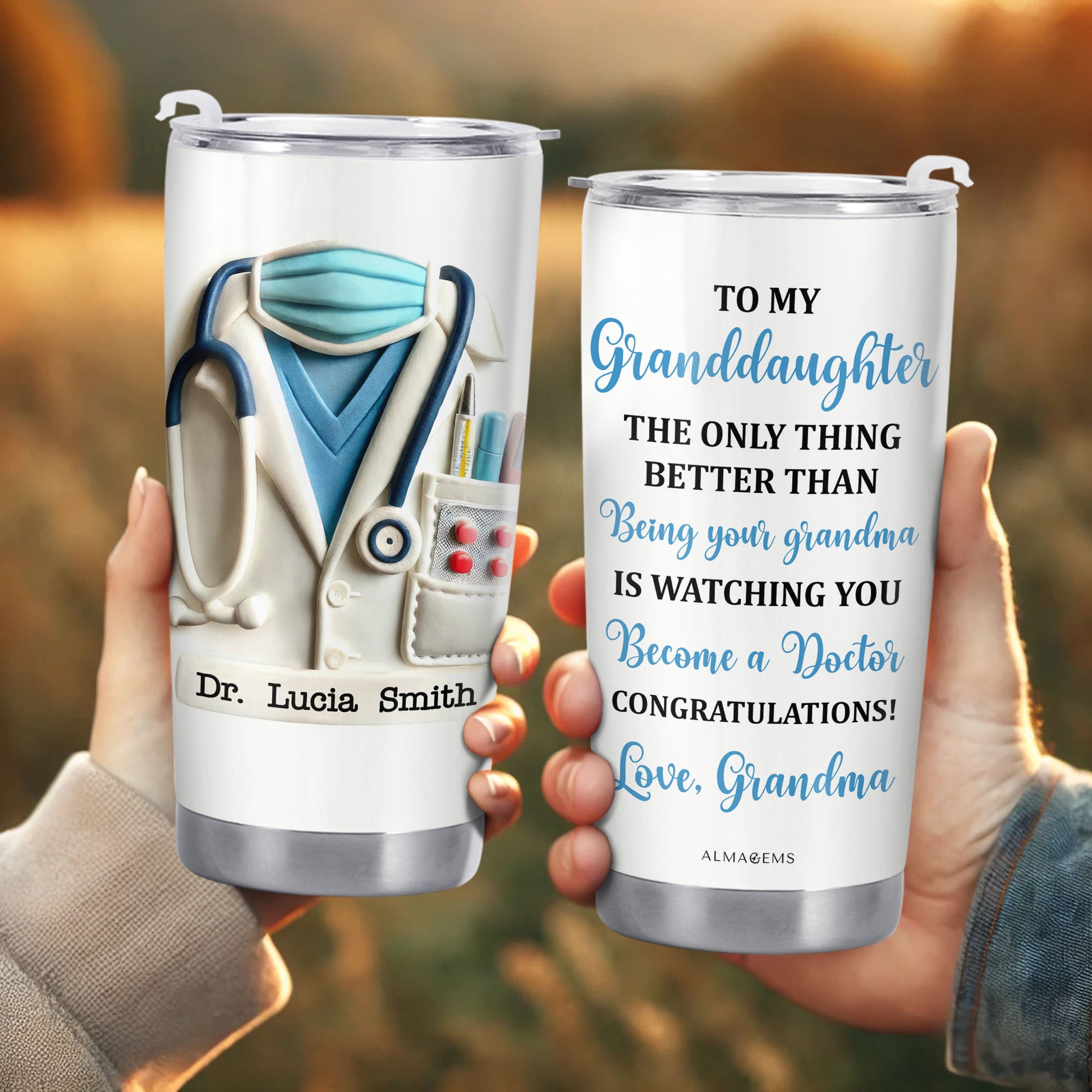 To My Granddaughter, The Only Thing Better Than, Doctor's Coat and Stethoscope