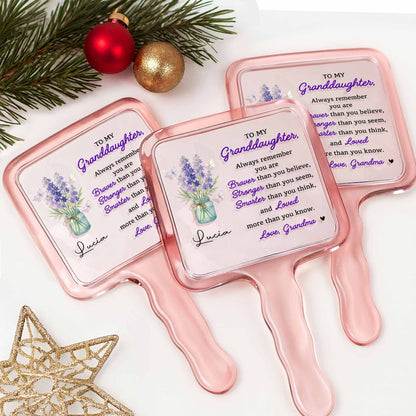 To My Granddaughter, Flowers In Vase