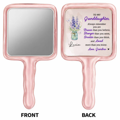 To My Granddaughter, Flowers In Vase