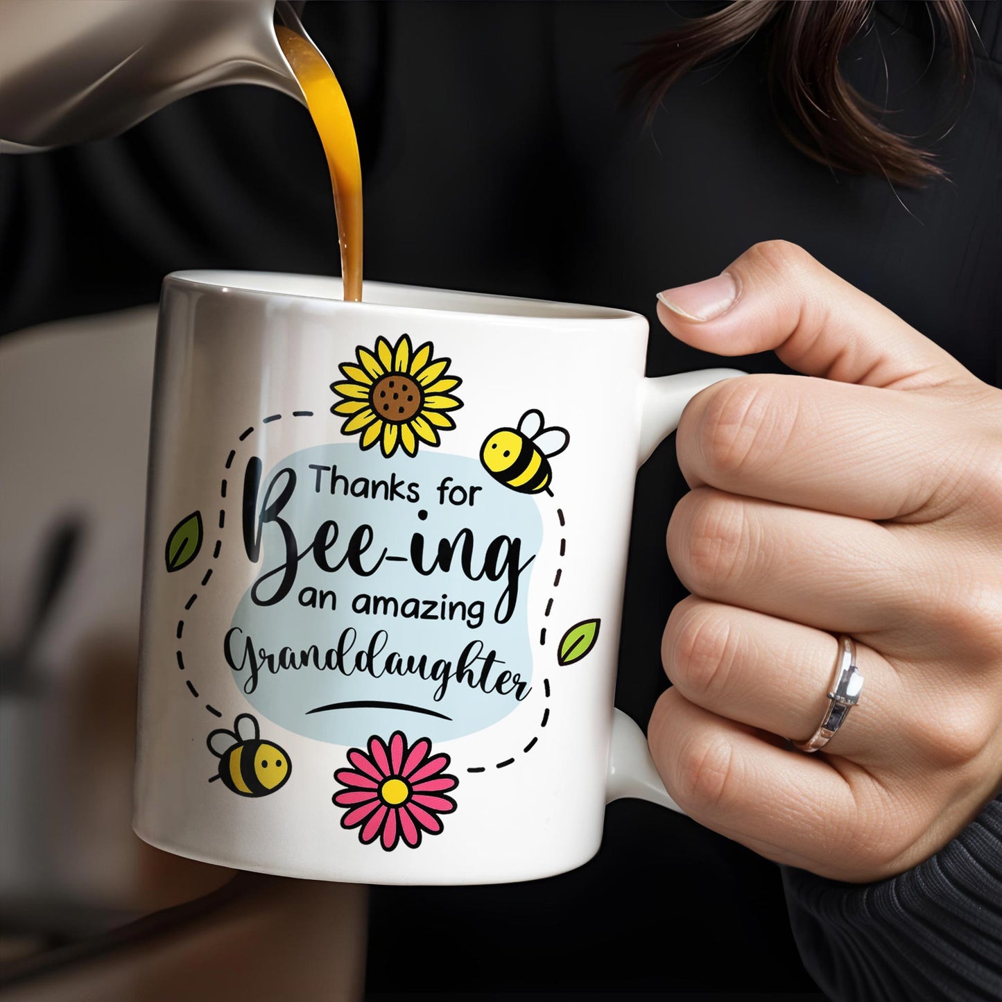 Thanks for Bee-ing an Amazing Granddaughter, Bees and Flowers