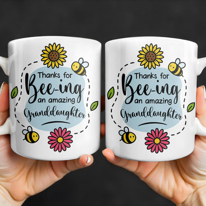 Thanks for Bee-ing an Amazing Granddaughter, Bees and Flowers