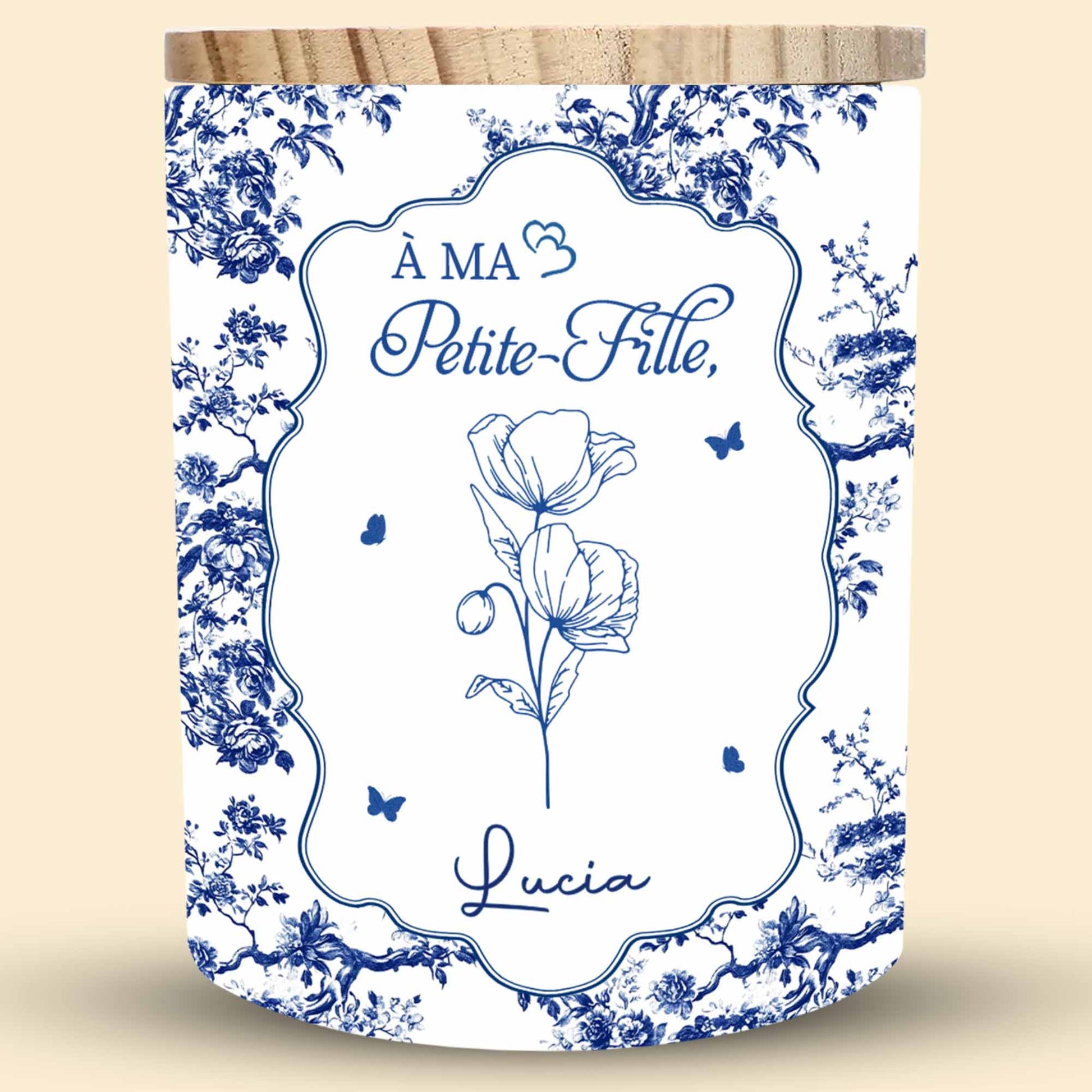 À Ma Petite-Fille, Elegant Floral Design