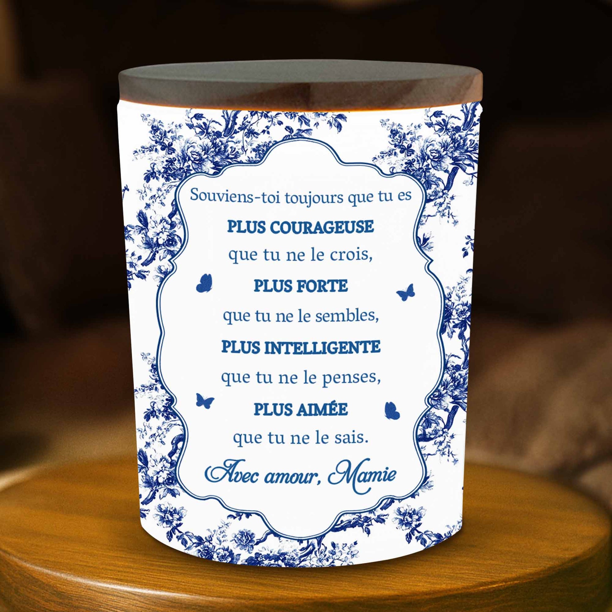 À Ma Petite-Fille, Elegant Floral Design