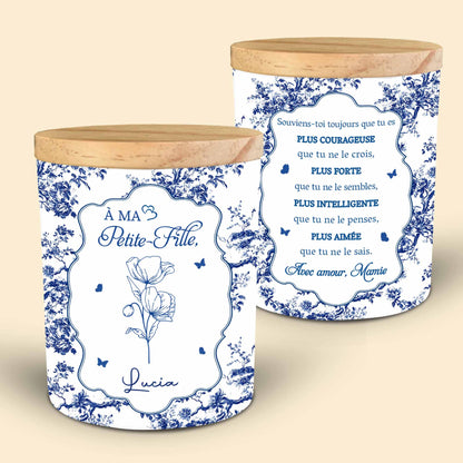 À Ma Petite-Fille, Elegant Floral Design