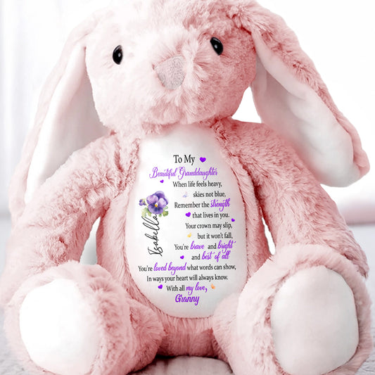 To My Beautiful Granddaughter, Hearts And Flowers