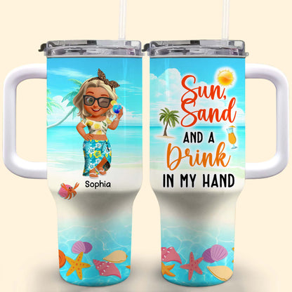 Personalize Your Sea-Themed Tumbler, Perfect For Beach Lovers
