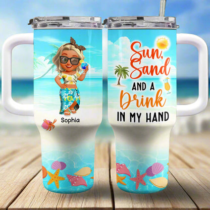 Personalize Your Sea-Themed Tumbler, Perfect For Beach Lovers