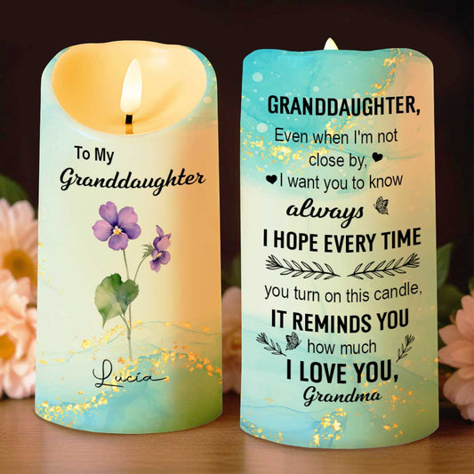 To My Granddaughter, Love From Grandma, Flowers