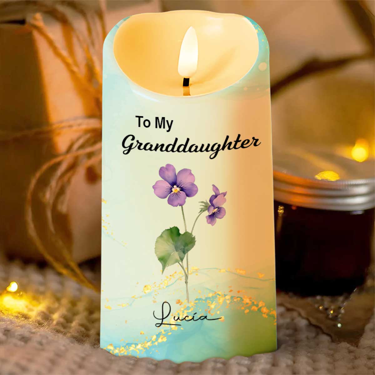 To My Granddaughter, Love From Grandma, Flowers