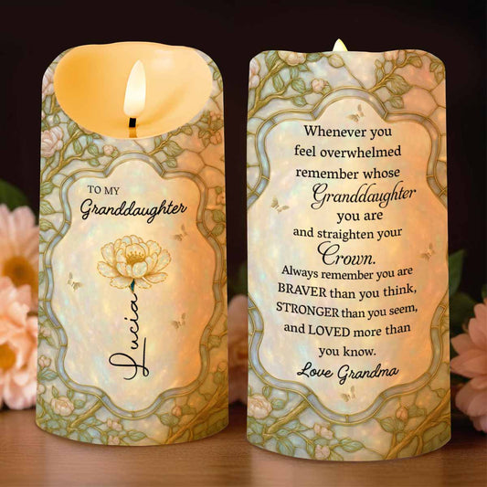 Remember Whose Granddaughter You Are, Crown And Flowers