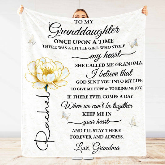 To My Granddaughter, Once Upon A Time, Rose And Butterflies