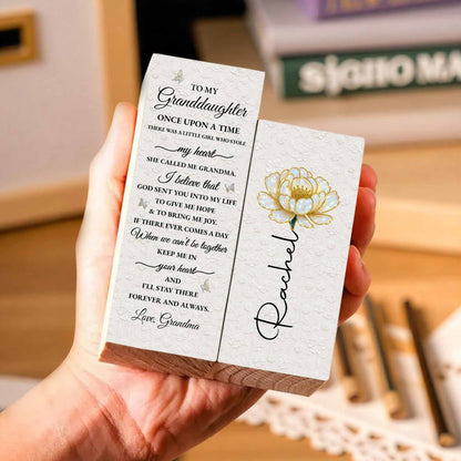 To My Granddaughter, Once Upon A Time, Flower Design